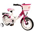 bike*star 30.5cm (12 Zoll) Kinder-Fahrrad - Farbe Pink & Wei�