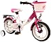 bike*star 30.5cm (12 Zoll) Kinder-Fahrrad - Farbe Pink & Weiß
