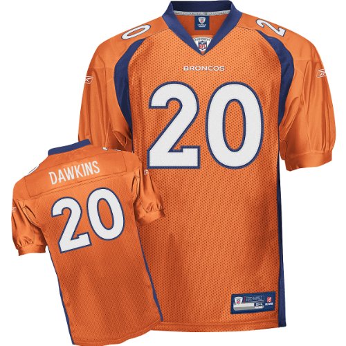 Reebok Denver Broncos Brian Dawkins Authentic Alternate Jersey Size 52