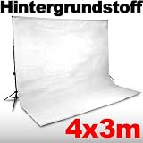Produkt-Bild: HISY01-ZBH-02weiss Stoffhintergrund f&uuml;r Teleskop Hintergrundsystem Fotostudio Hintergrund NEU