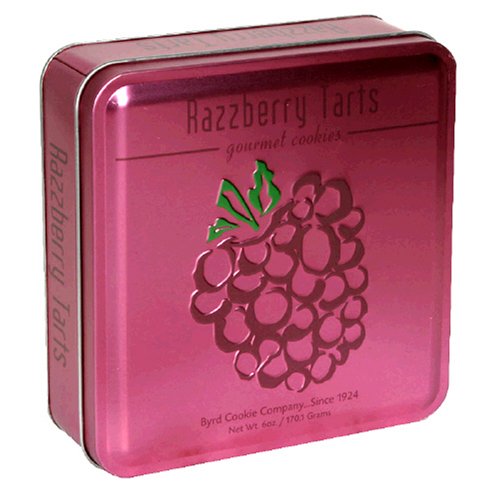 Byrd Cookie Company, Razzberry Tarts, 6-Ounce Tin (Pack of 3) by Byrd Cookie Company