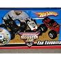 Hot Wheels 3 Pack Monster Jam Trucks Fan Favorites 2 with Bonus DVD: Batman, Monster Mutt, Screamin' Demon