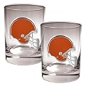 Cleveland Browns Rocks Glass Set - Clear