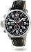 Stainless Steel Lefty Force Chronograph Black Dial Leather Strap