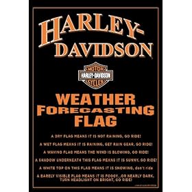 Licensed Harley Davidson Weather Forecast Flag 30