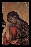 Cimabue  White Wood-Mounted Art Poster Print – 13″ X 19″