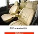 CLAZZIO(クラッツィオ) クラッツィオSシートカバー TOYOTA(トヨタ) エスティマ MCR30W/MCR40W 2004/09-2006/01 アエラス-プレミアム　（-ナビスペシャル） 【車種詳細をご確認下さい】 ET-0285 アイボリー