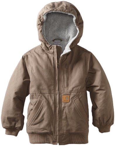Hot Product !! for Carhartt Boys 2-7 Blue Ridge Jacket, Shale Brown, Small-7/8