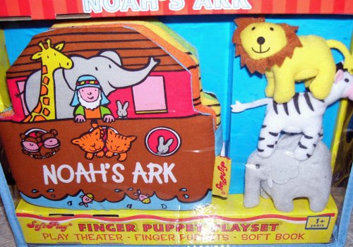 Childrens Toyshop  Toys : Noah's Ark Finger Puppet Playset