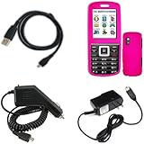 iNcido Brand Samsung T401g Combo Rubber Hot Pink Protective Case Faceplate  ....