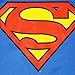 DC Comics Superman Classic Shield Logo Royal Blue Adult T-shirt XXXL