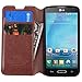 MyBat MyJacket Wallet Case with Tray for LG Optimus L90 - Retail Packaging - Brown