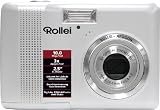 Rollei Compactline 130 Digitalkamera (10 Megapixel, 3-fach opt. Zoom, 6,4 cm (2,5 Zoll) Display) silber - 