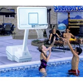 Dunn Rite Splash and Slam Pool Basketball Set by Dunn-Rite