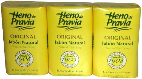 Heno de Pravia Soap 3 Bars 4.2oz/125g each