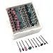 100 Pc Mounted Grinding Stones Lapidary Fits Dremel
