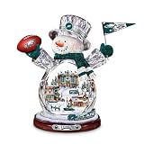 Philadelphia Eagles Masterpiece Edition Crystal Snowman Figurine by The Bradford Exchange