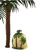 Palm tree sponge holder, scrub holder