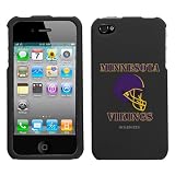 iPhone 4 4S Minnesota Vikings Black Superior Helmet Snap on Hard Cover