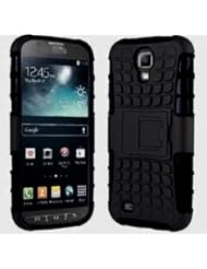 Wireless: Galaxy S4 Case, Samsung Galaxy s4 Armor cases [HEAVY DUTY] Tough Armorbox Dual Layer Hybrid Hard/Soft Protective Cover by Cable and Case [Samsung Compatible S4 Phone Cases] - (Black) - Cable And Case