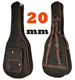 Produkt-Bild: Gigbag Gitarrentasche mit 20 mm Polsterung f&uuml;r gro&szlig;e Akustik Klassik Konzert Gitarren bis 105 cm