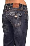 Lucky Brand Women's Lola Straight Flap Pocket Denim Jeans Regular