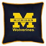 Michigan University Wolverines Toss Pillow