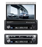 車載専用設計7インチタッチパネル1DINDVD Divx USB対応