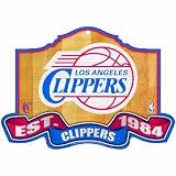 NBA Los Angeles Clippers 11-by-17 inch Established Wood Sign