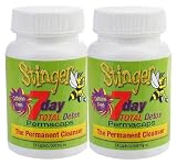 2 Bottles Stinger 7 Day Total Detox Perma Caps - 2/5 Panel Drug Tests included