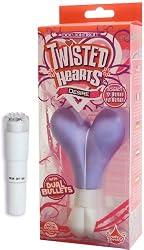 Doc Johnson Pocket Rocket Vibrator Twisted Hearts of Desire Adult Sex Toy Kit
