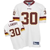 Reebok Washington Redskins Laron Landry Authentic White Jersey Size: Size 52