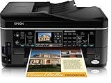 Epson WorkForce 645 Wireless All-in-One Color Inkjet Printer, Copier, Scanner, Fax (C11CB86201)