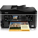 Epson WorkForce 645 Wireless All-in-One Color Inkjet Printer, Copier, Scanner, Fax (C11CB86201)