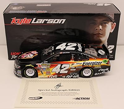 Kyle Larson Autographed 2014 Energizer 1:24 Nascar Diecast