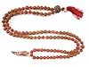 Yoga Mala Root Chakra Red Jade Rudraksha Meditation Mala -Survival and Security