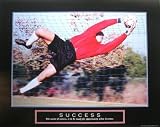 Success Goalie Picture Motivational Poster Soccer Inspirational Art Print