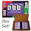Set Playing Card Game in Wooden Protective Box