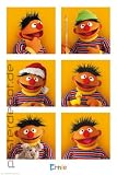 Poster Sesamstraße - 6 Ernies - Größe 61x 91,5 cm - Ernie und Bert, Sesamstraße, Kinder, Kinderzimmer Maxiposter