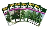 Chia Herb Garden Seeds, 6 Varieties Of Seeds, Basil, Dill, Parsley, Cilantro, Marjoram, Chives (Pack of 2)