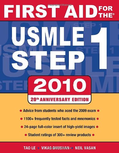 First Aid for the USMLE Step 1, 2010 (First Aid USMLE)