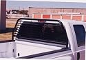 Go Industries Round Tube Headache Rack Black Dodge Ram 2003 to 2005 (fits'02 1500)