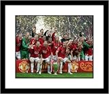 Wayne Rooney Manchester United Framed 8x10 Photograph UEFA Champions League with Trophy