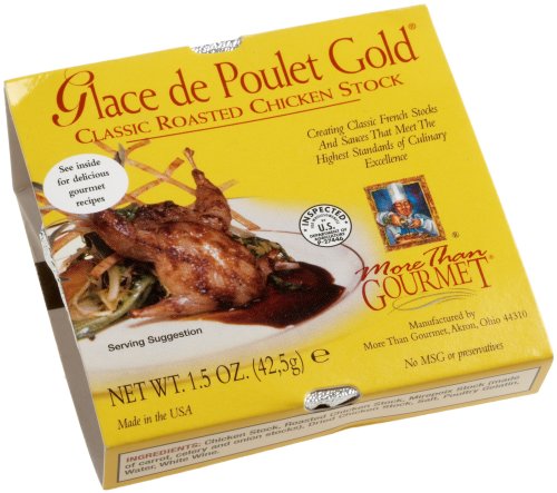 More Than Gourmet Classic Roasted Chicken Stock, 1.5-Ounces (Pack of 6) by More Than Gourmet
