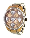 Fossil Women's Rose Gold Oversized Genie Watch Model ES1955