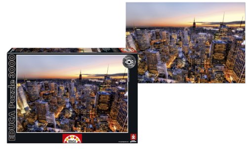 Detail image 3,000 Piece Puzzle - Manhattan Sunset