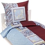 Kaeppel G-100476-26D3-VAKN Bettw&auml;sche 2-teilig Gobelin 155 x 220 cm Superfein Satin, mocca