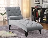 Contemporary Chaise by Coaster