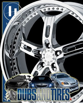 Helo HE834 Chrome Wheel - (20x8.5/5x114.3mm)