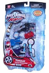 Power Rangers RPM Series Micro Megazord Action Figure - TORQUE (Panther Zord, Fox Zord and Condor Zord) Plus Bonus Cat Zord and Ranger Sticker